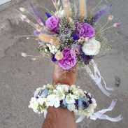 خرید آنلاین و اینترنتی دسته گل عروسی ژورنال برای عروس در تهران از گلفروشی و فروشگاه انلاین شادیچی