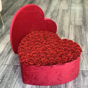 باکس گل تولد قلبی