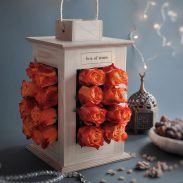 خرید اینترنتی و آنلاین گلدان طرح فانوس لاکچری و خاص در تهران از فروشگاه و گلفروشی انلاین شادیچی