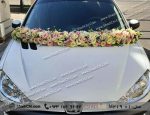 گل ماشین عروس خطی ساده
